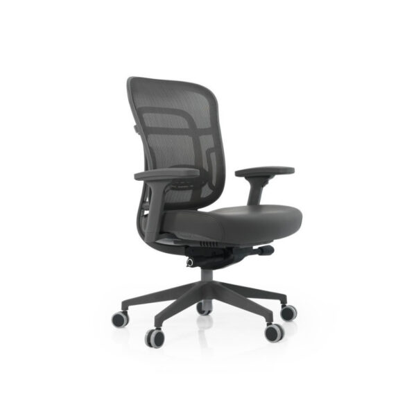 aura grey fileli çalışma ve toplantı koltuğu 1